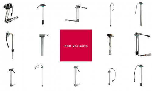 Variety of level sensors